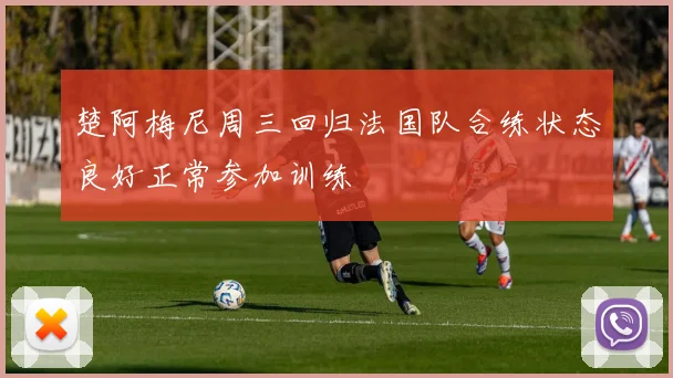 楚阿梅尼周三回归法国队合练状态良好正常参加训练